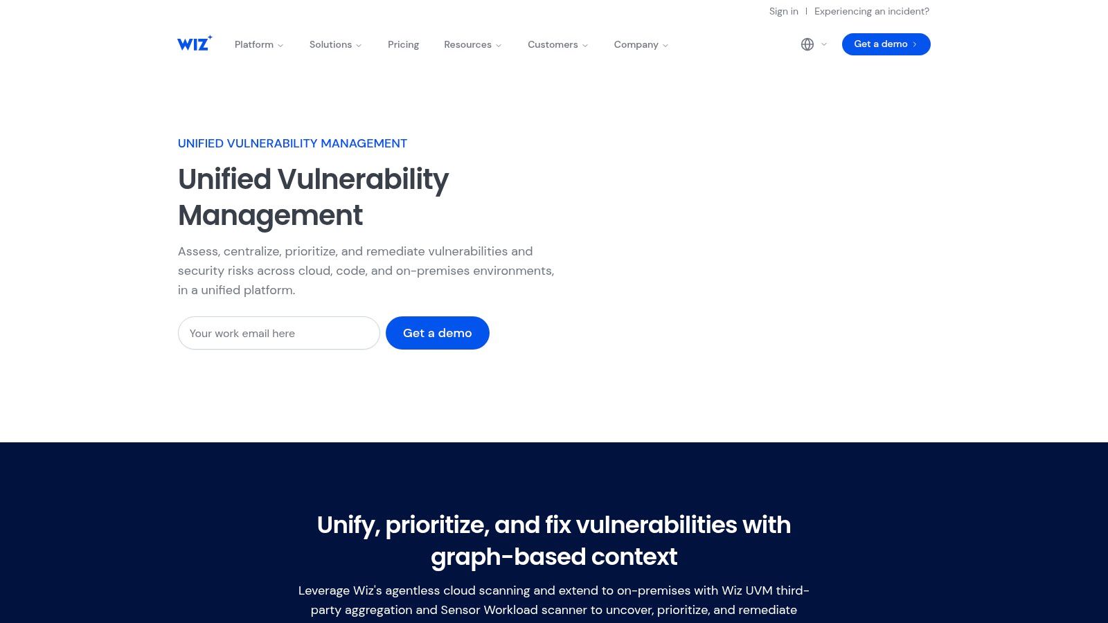 Wiz (Cloud Vulnerability Management / CNAPP)