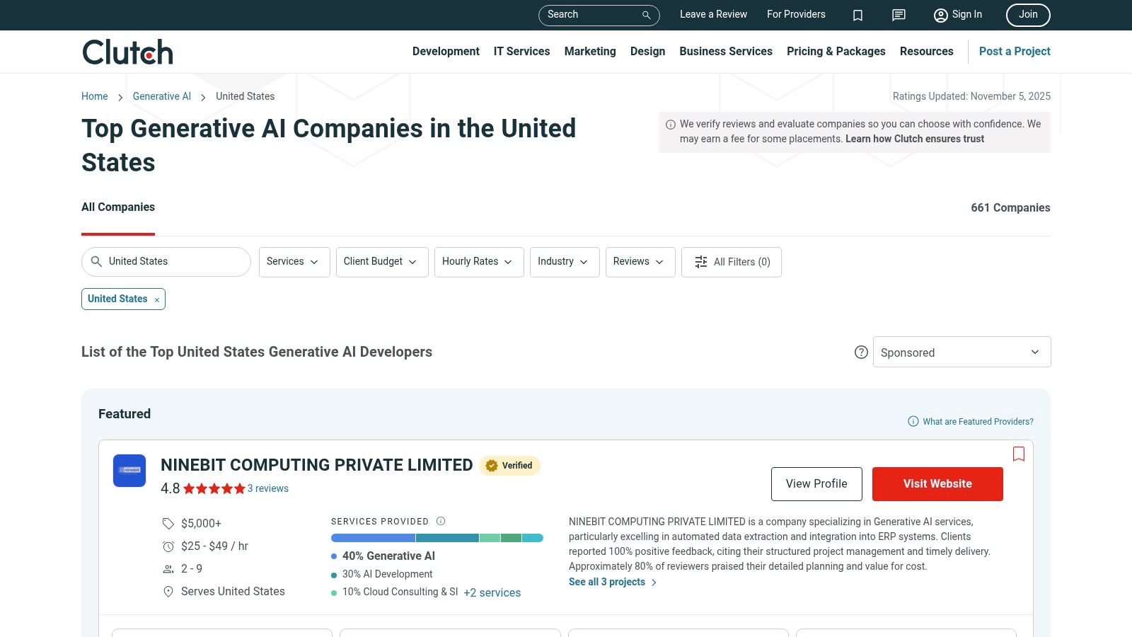 Clutch user interface