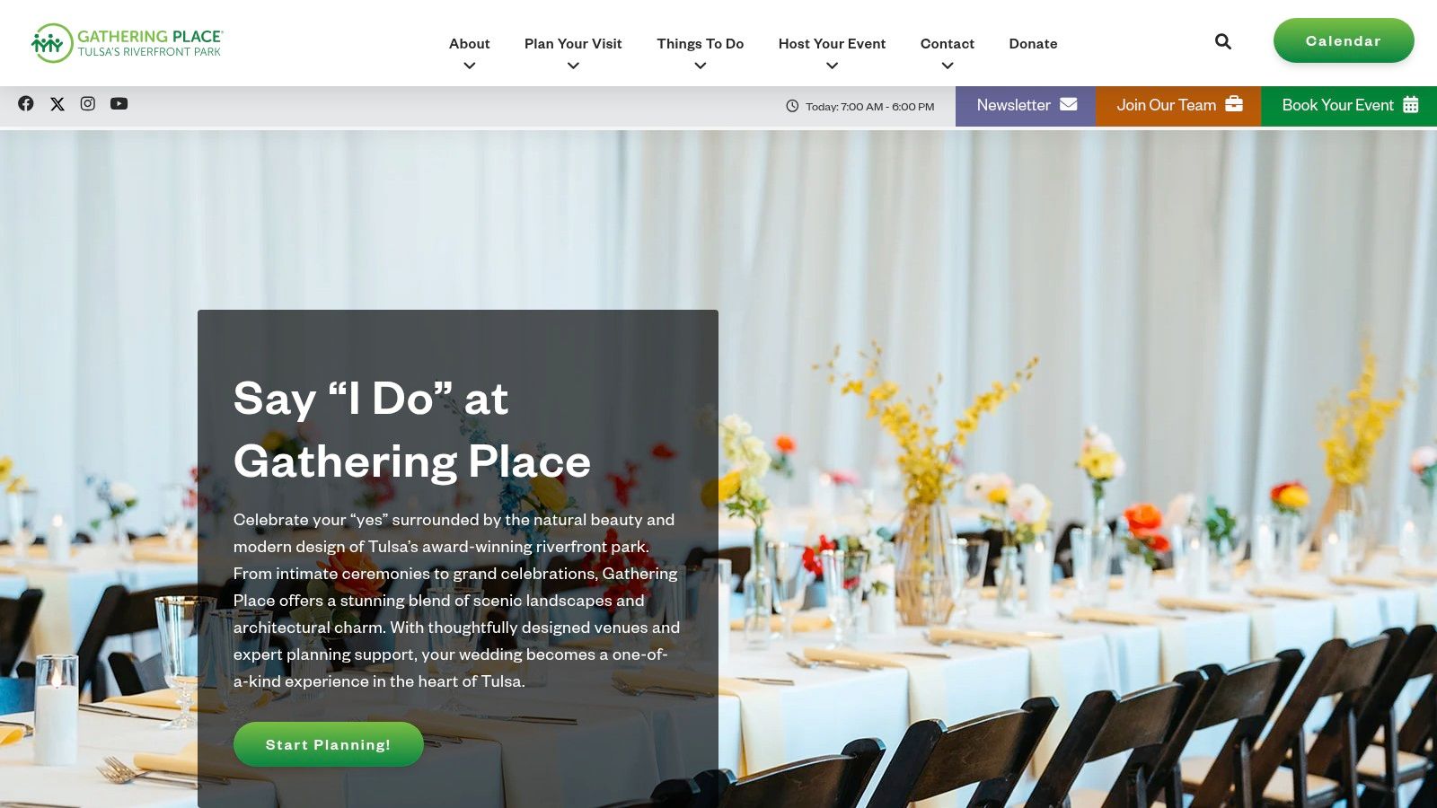 Gathering Place — Free park programming and family activities