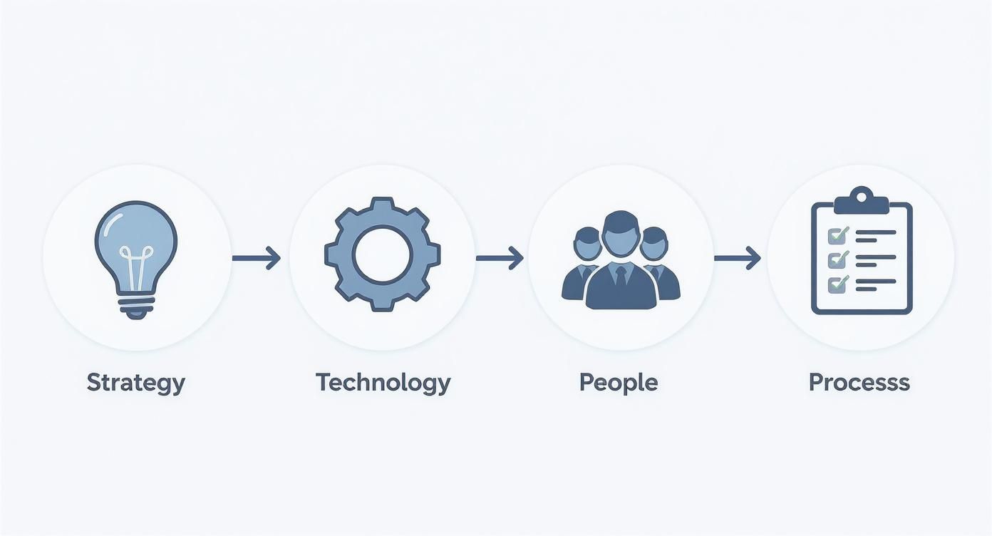 Infographic about digital transformation management consulting