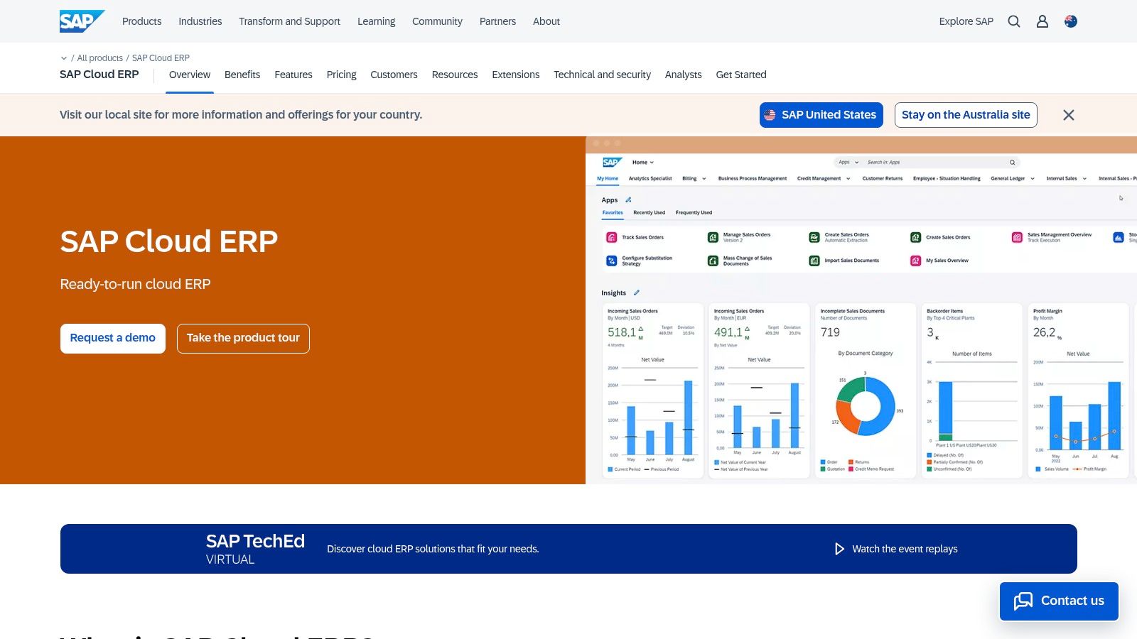 SAP S/4HANA Cloud (Public Edition) – Australia