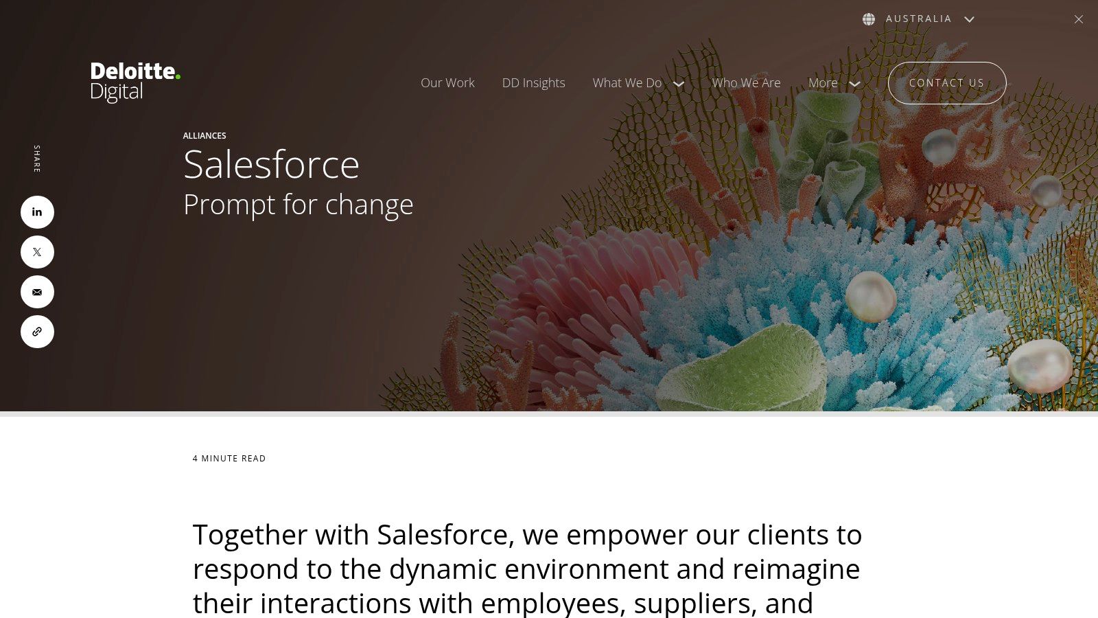 Deloitte Digital (Australia) — Salesforce Alliance