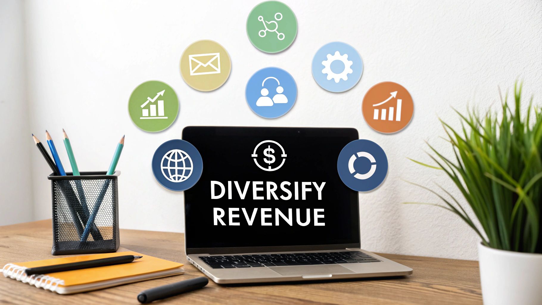 Infographic detailing Revenue Diversification strategies