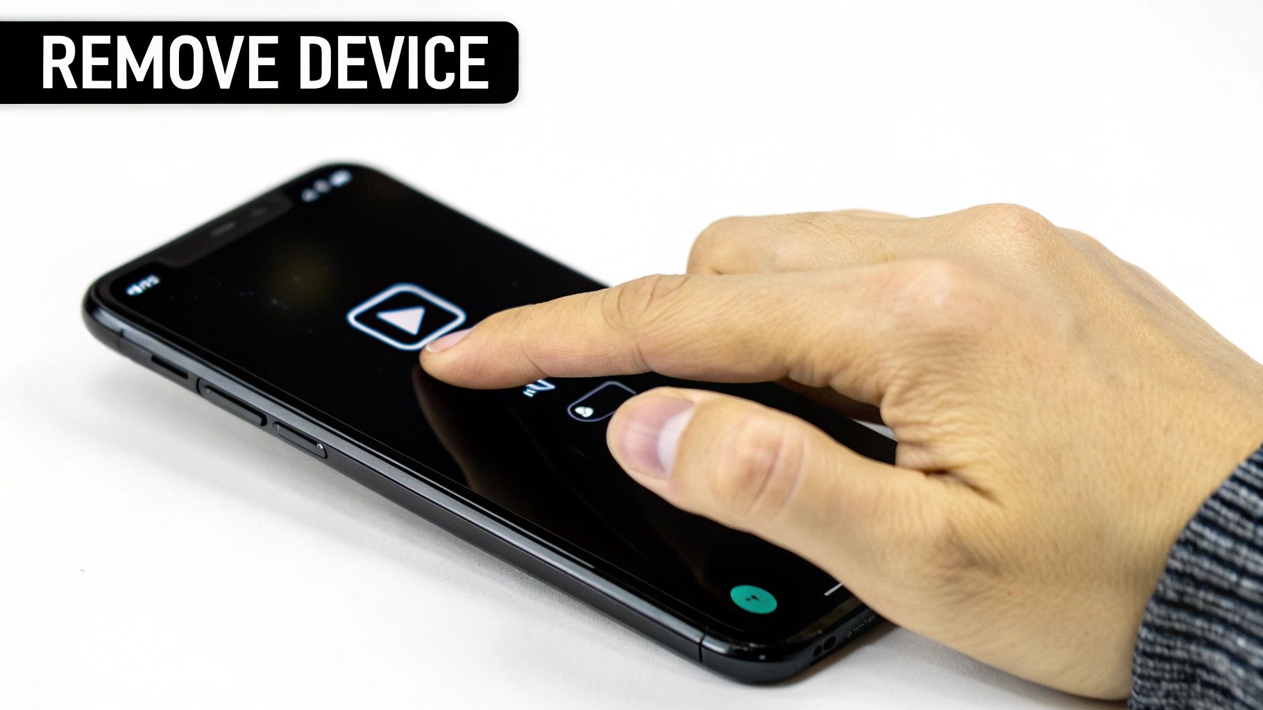 Screenshot of the Netflix "Manage access and devices" page showing a list of devices, locations, and last used dates.