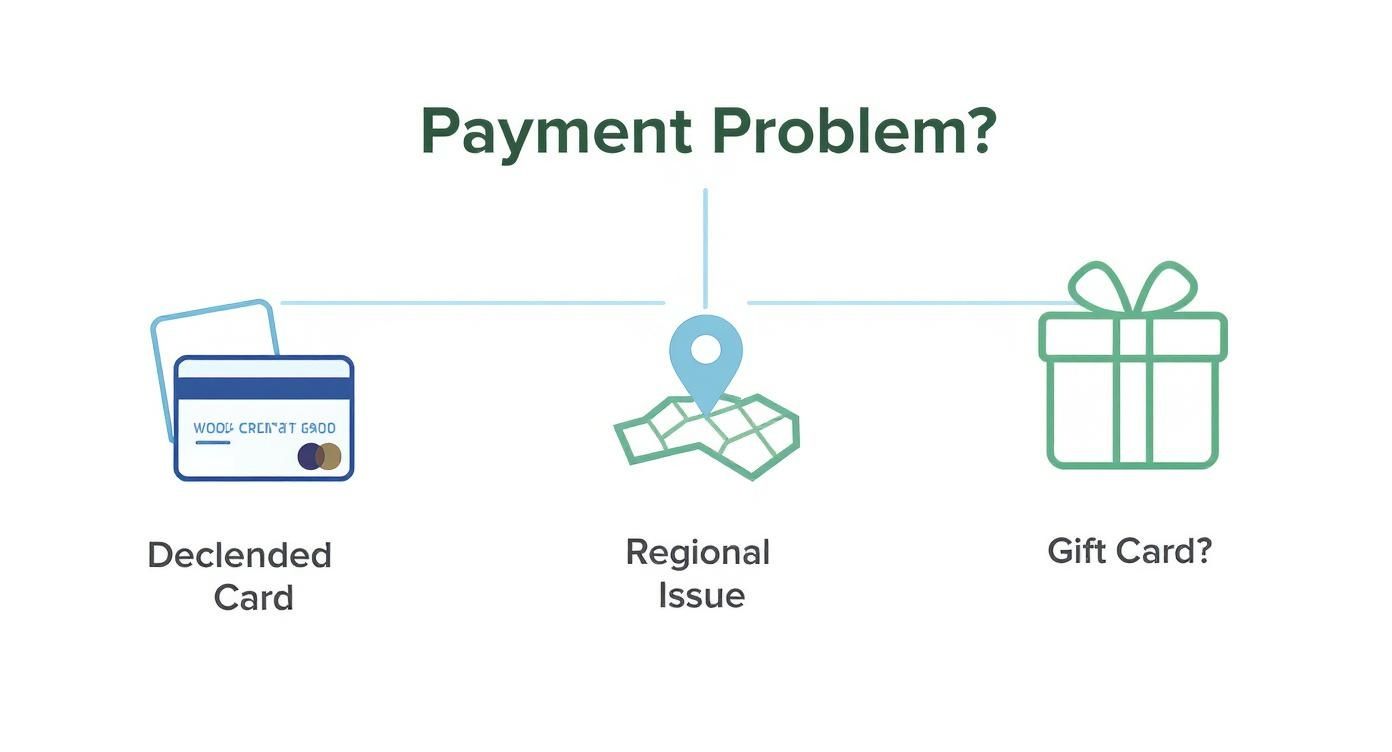 Infographic about how to update spotify payment