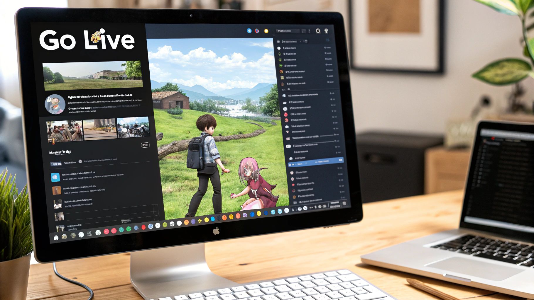 Friends using Discord to watch anime together