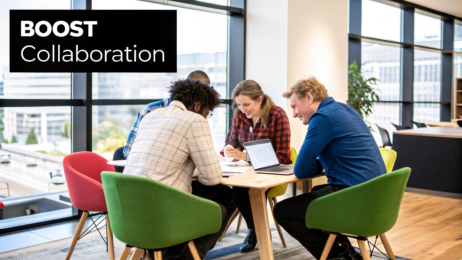 People using devices together, showcasing the concept of group subscriptions