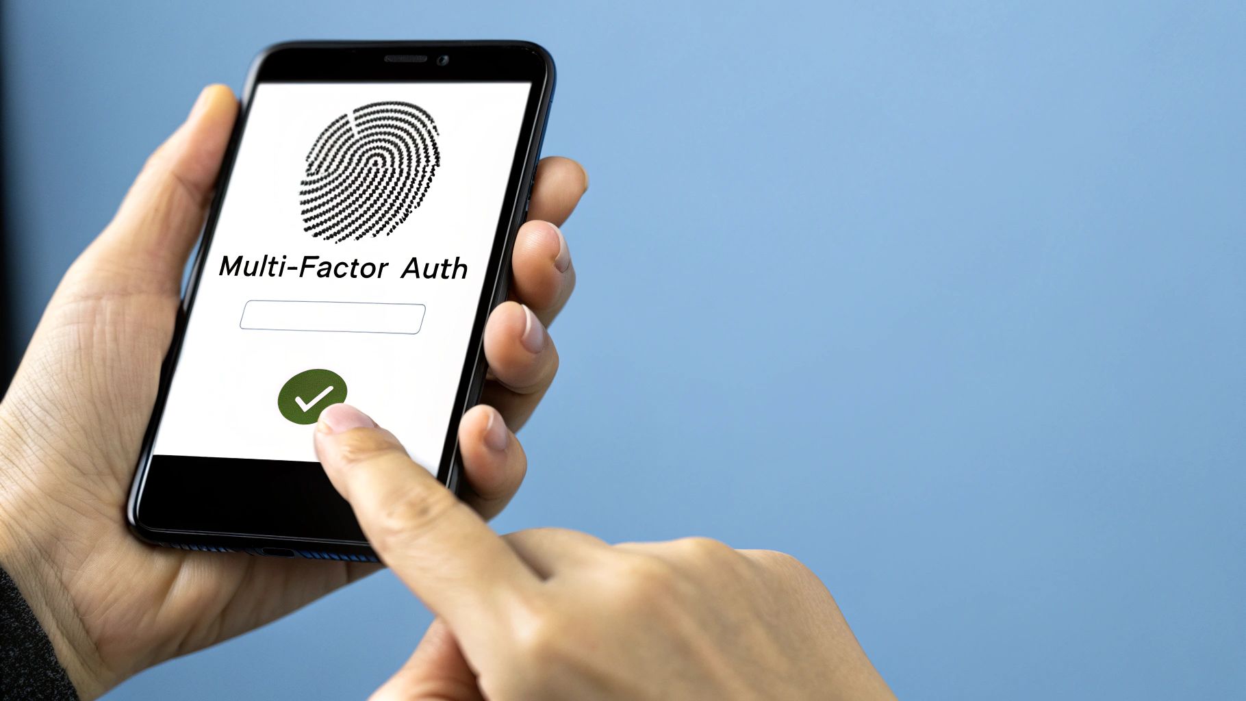 Diagram showing how Multi-Factor Authentication works with a user, a service provider, and an authentication server to verify identity.