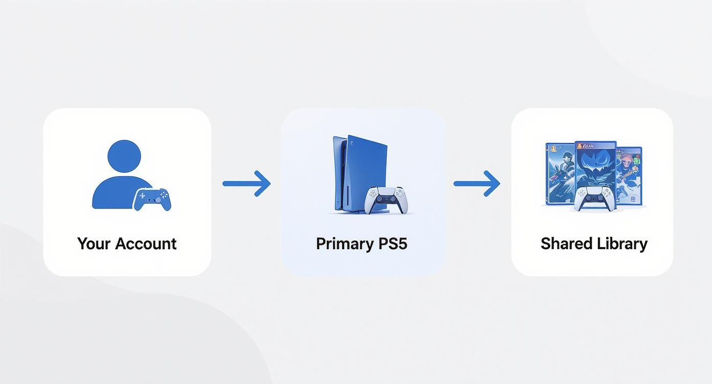 Infographic about game share ps5