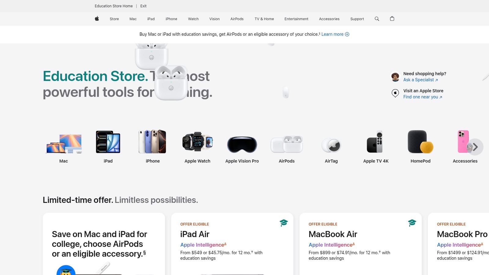 Apple Education Store