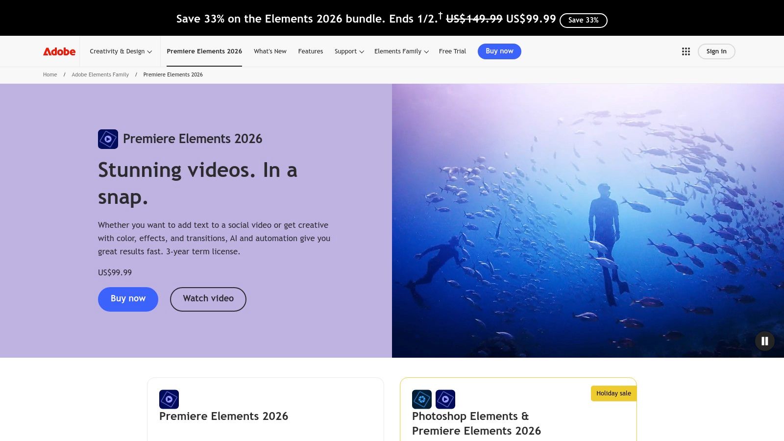 Adobe Premiere Elements (official)