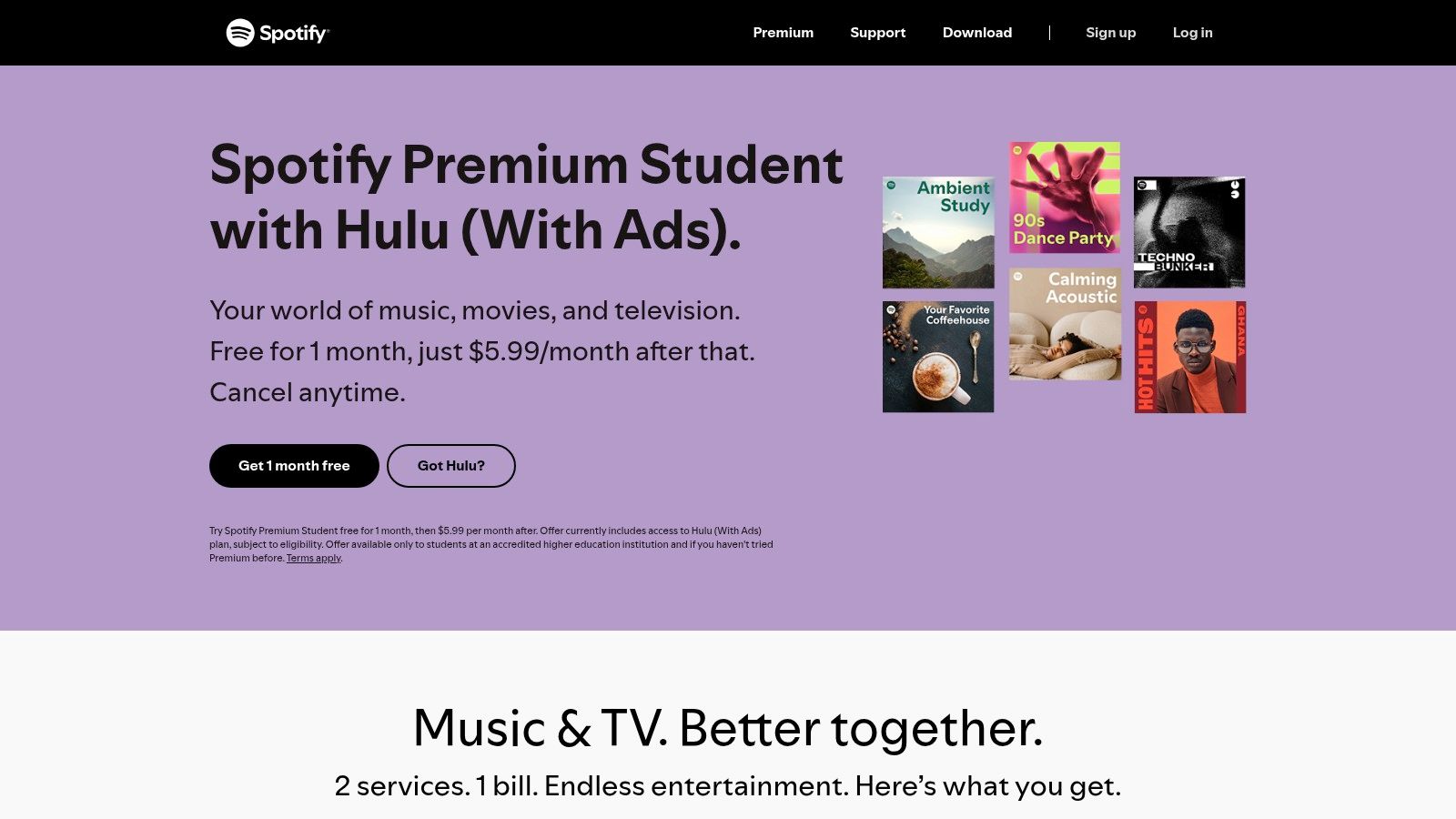 Spotify Premium Student