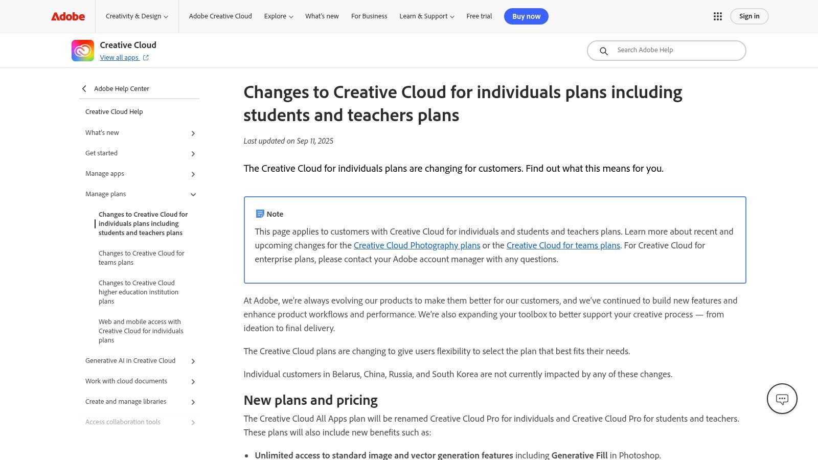 Adobe Creative Cloud for Students and Teachers
