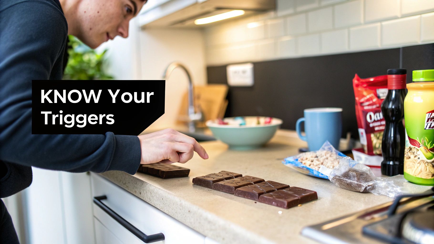 A colourful and healthy meal with salmon, avocado, and fresh vegetables, representing a craving-proof diet.