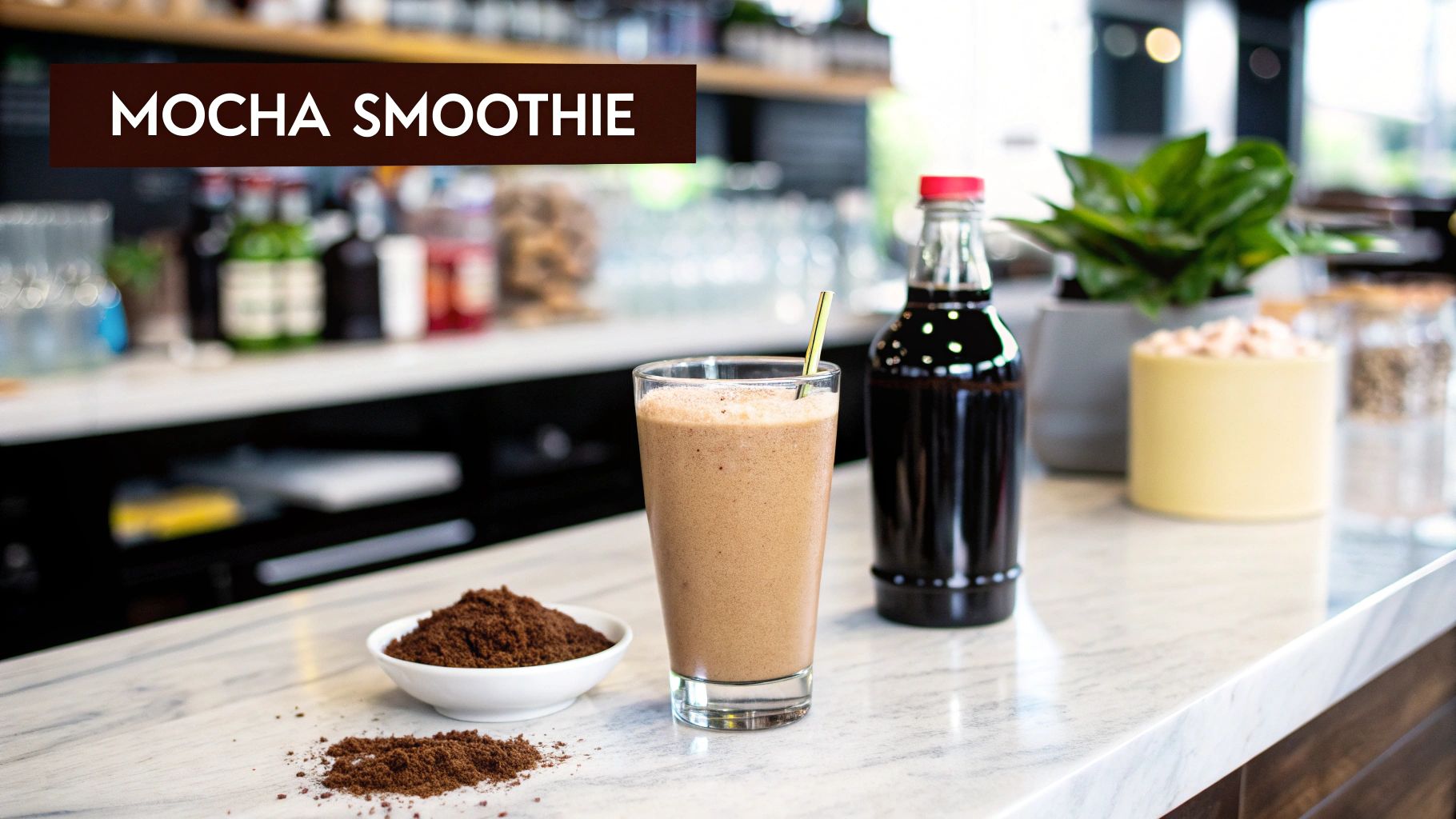 Coffee Shop Mocha Protein Smoothie