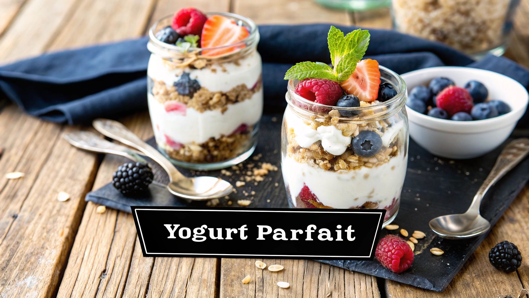 Greek Yogurt Parfait Jars