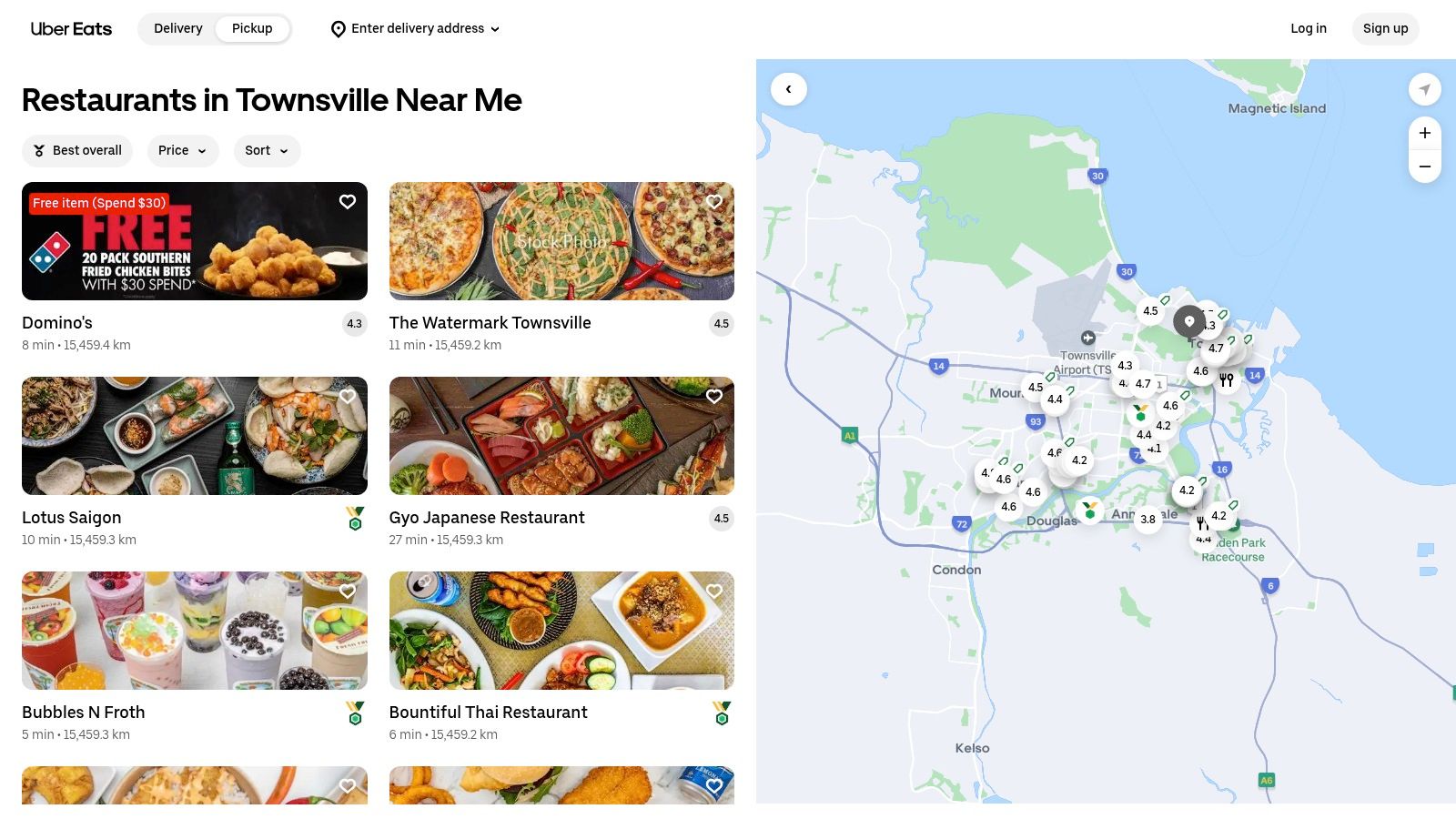 Uber Eats – Townsville