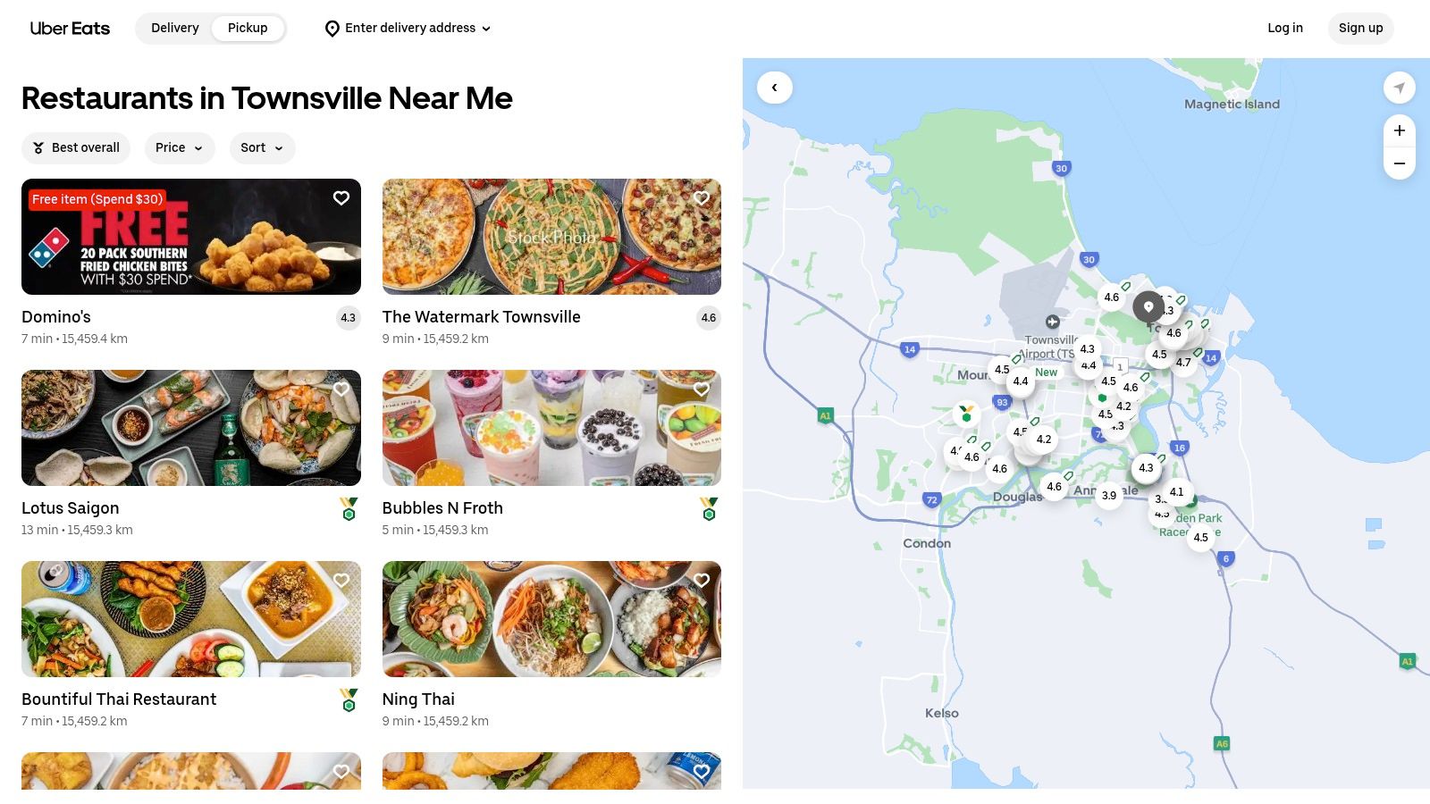Uber Eats — Townsville