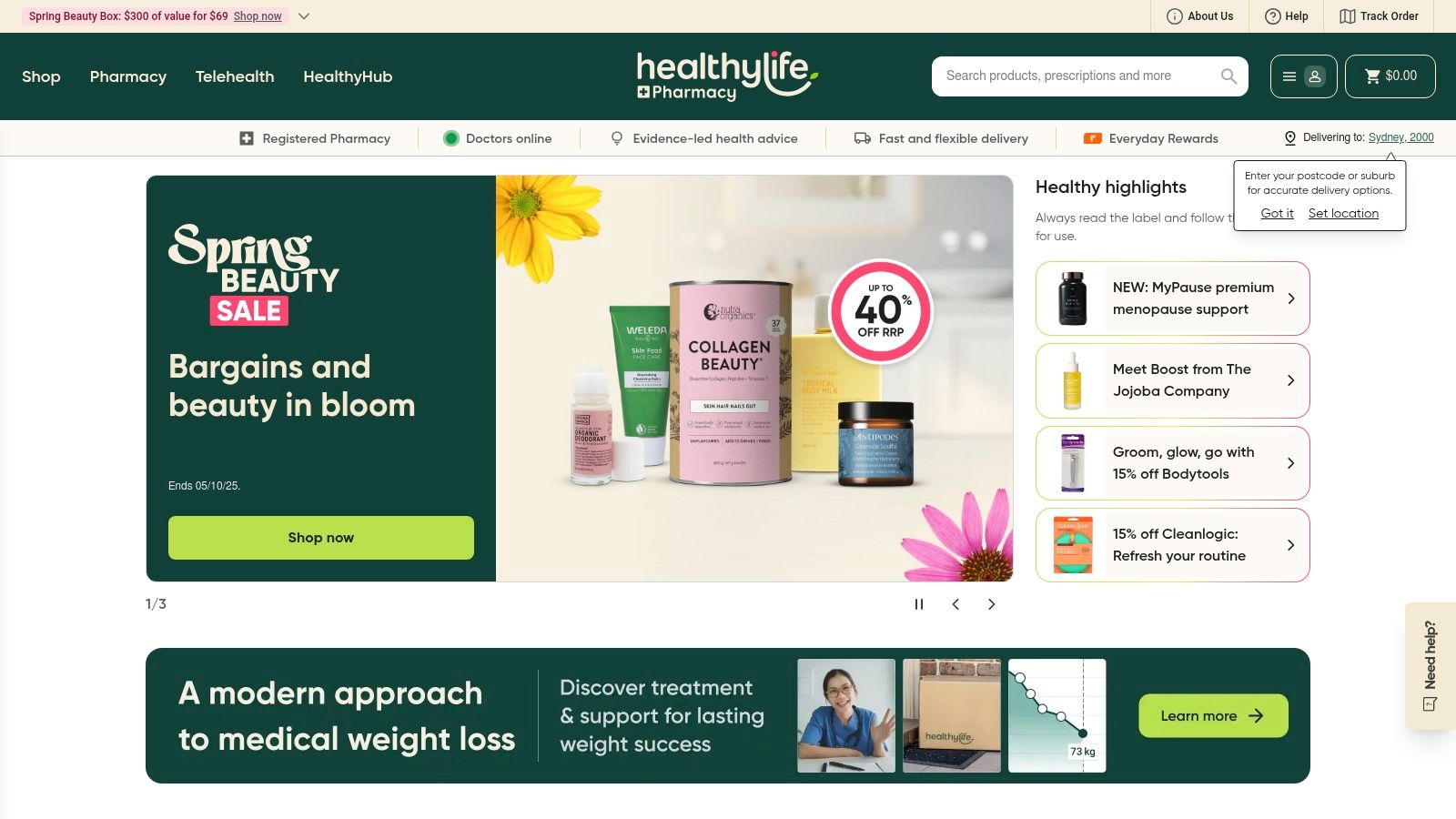 Healthylife – National online health retailer with gluten-free groceries