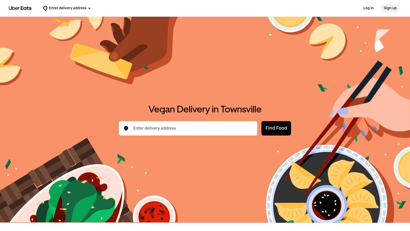 Uber Eats – Vegan delivery in Townsville