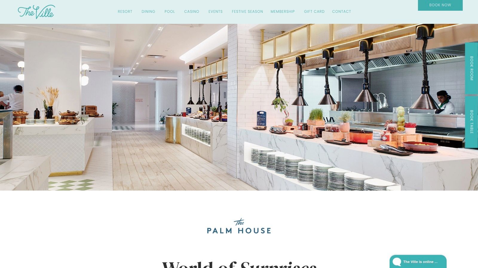 The Ville Resort–Casino (Dining at The Palm House; Day Spa)