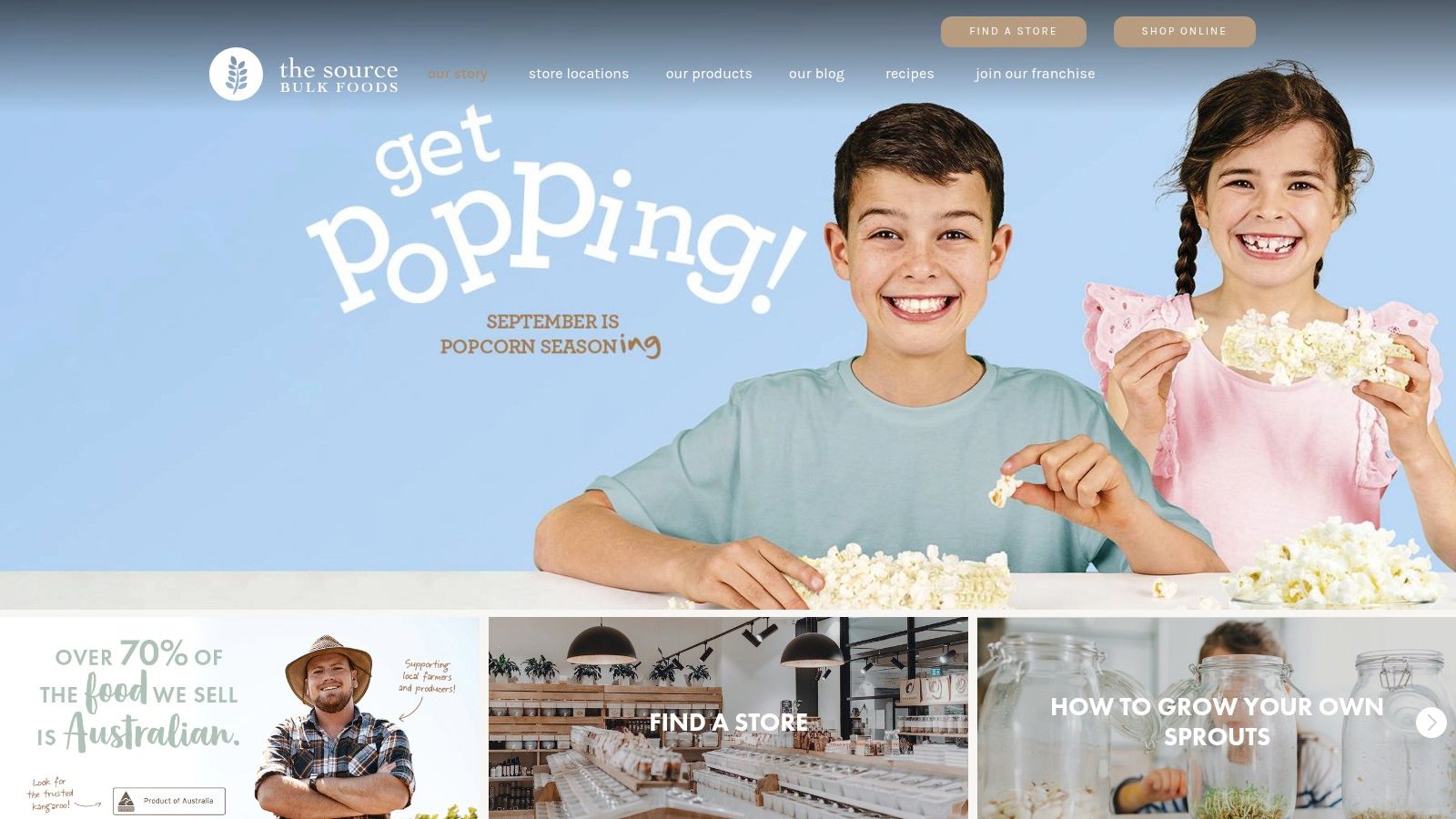 The Source Bulk Foods – Townsville (Fairfield) + national online shop