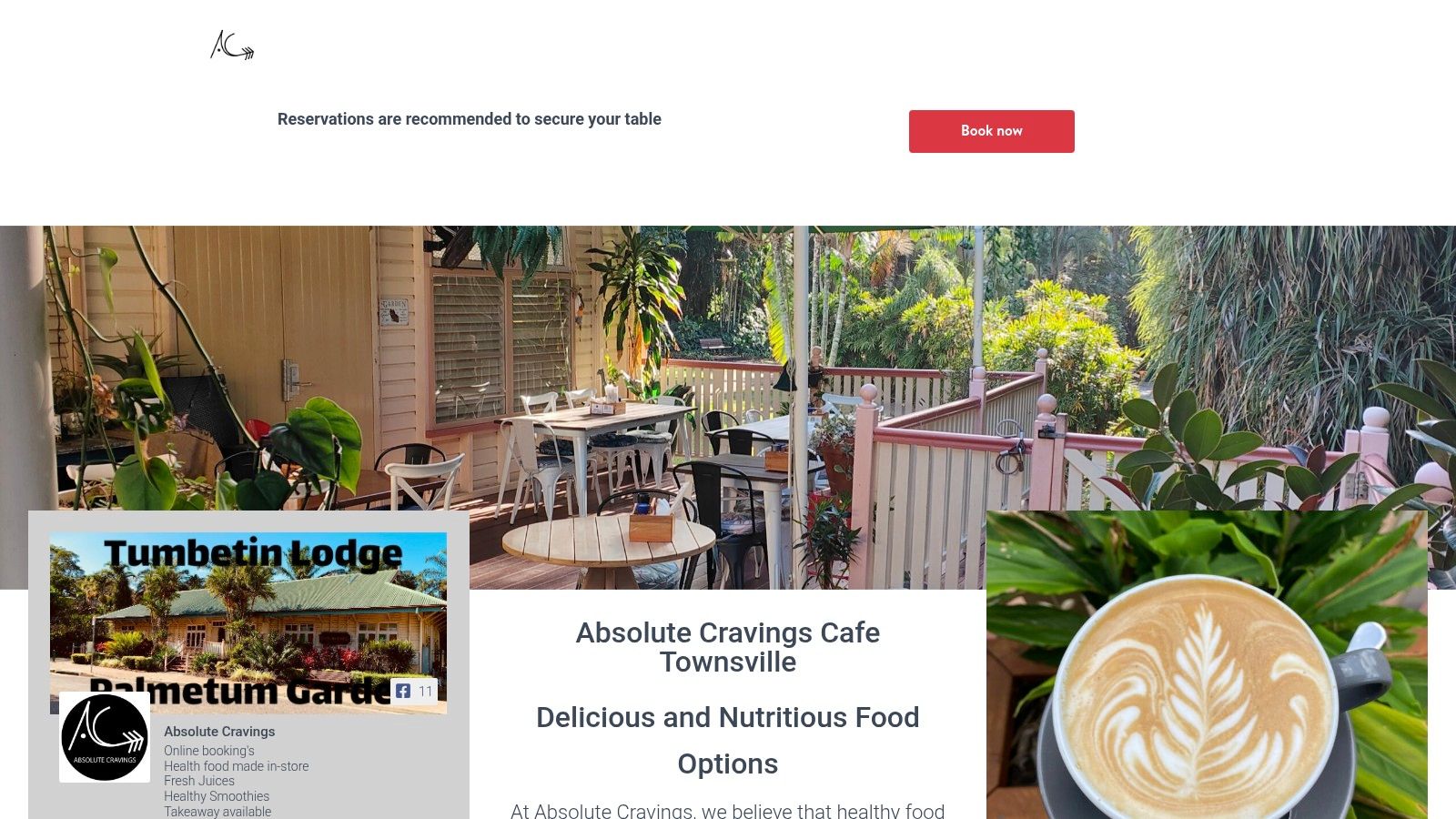 A healthy and colourful meal from Absolute Cravings cafe, which offers some of the best healthy smoothies near me.