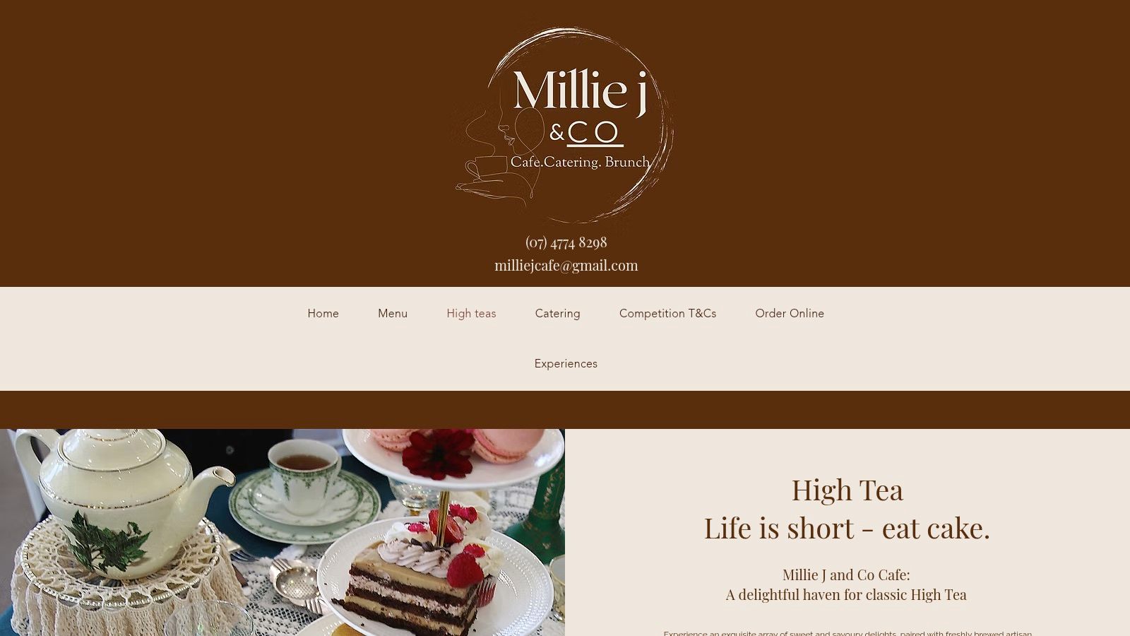 Millie J & Co (North Shore/Townsville) – High Teas