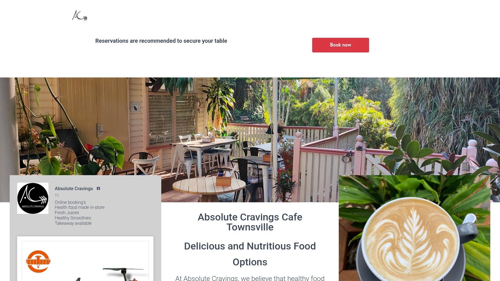 Absolute Cravings Cafe Front