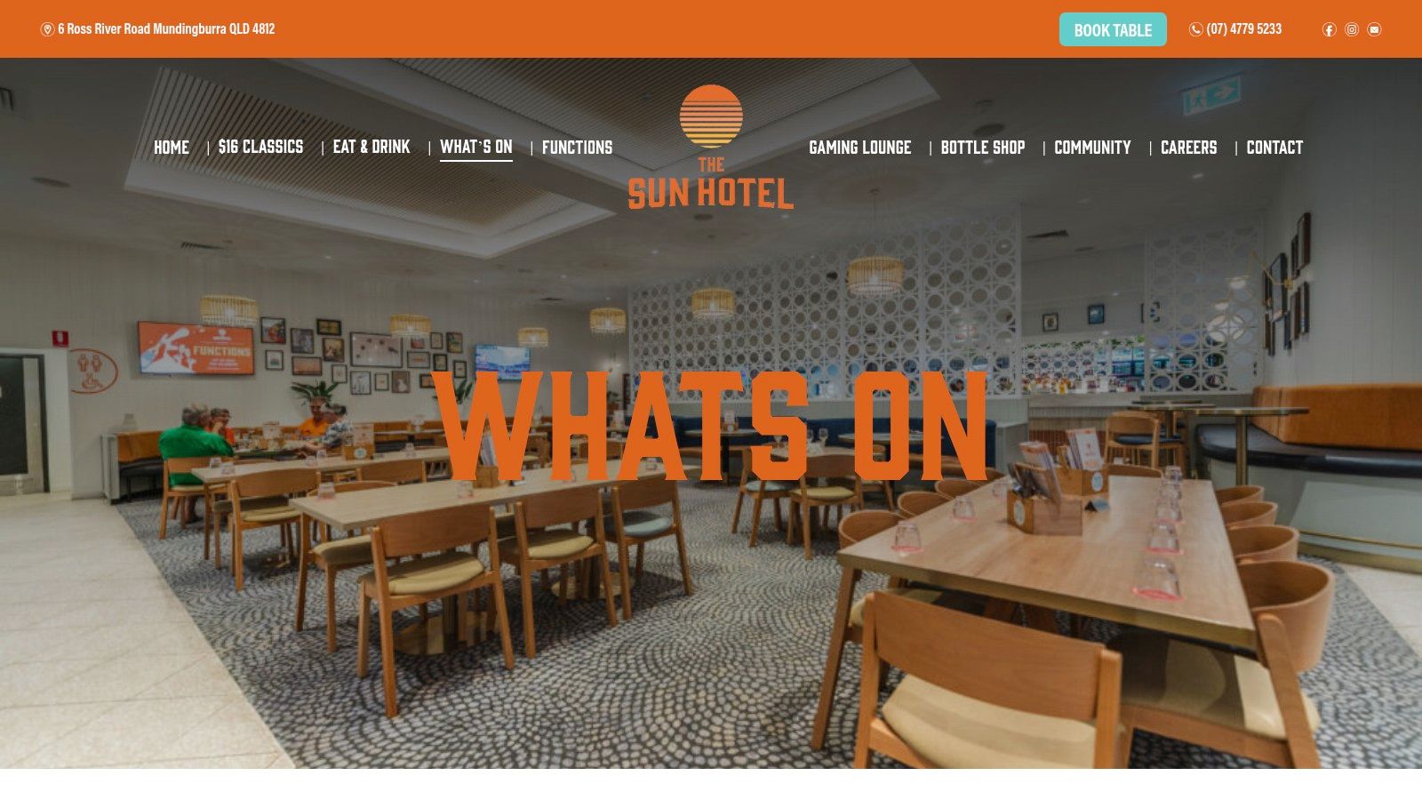 The Sun Hotel – Christmas Lunch Buffet