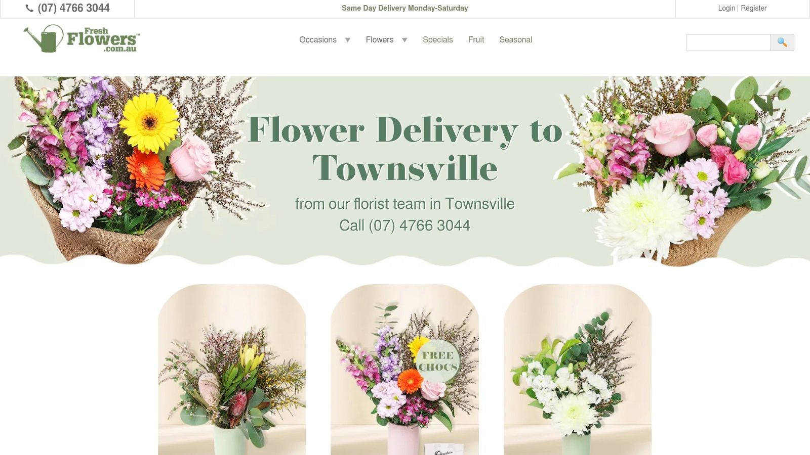 FreshFlowers – Townsville delivery