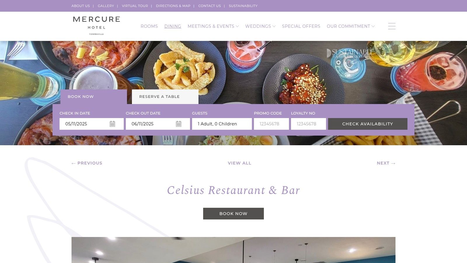 Mercure Townsville – Celsius Restaurant & Bar (official)