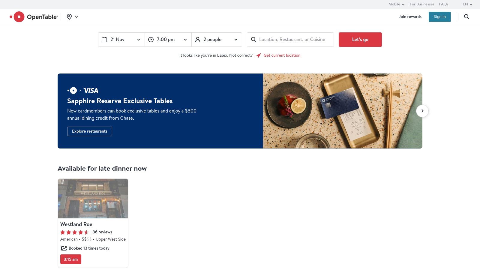 OpenTable Australia