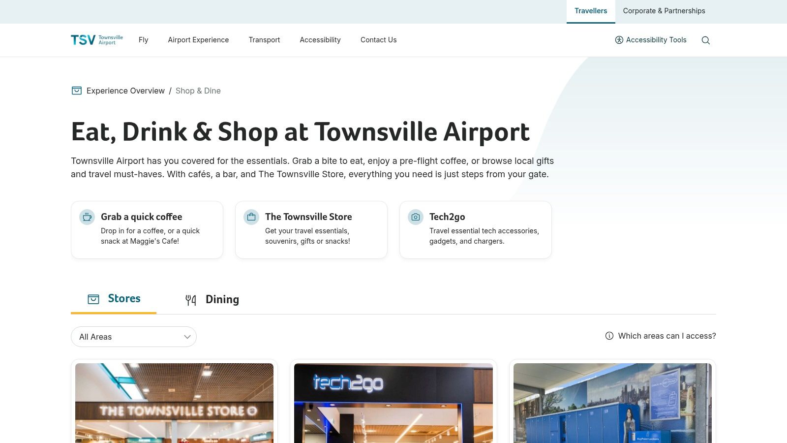 Townsville Airport – Shop & Dine