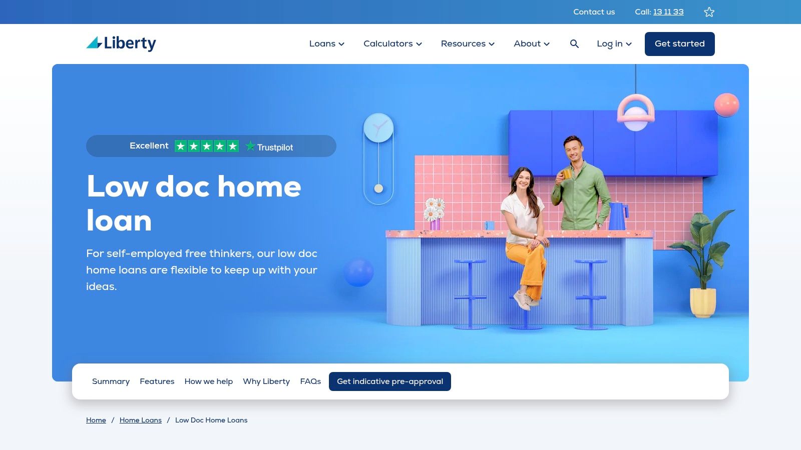 Liberty Financial — Low Doc Home Loans