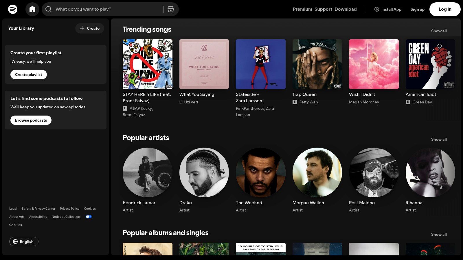 Playlists de músicas para dormir no Spotify