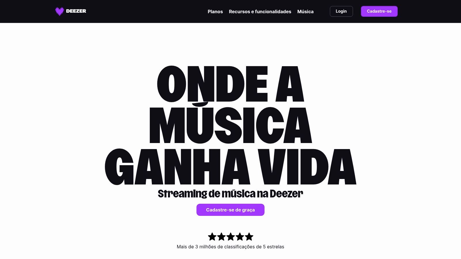 Playlists e álbuns infantis no Deezer