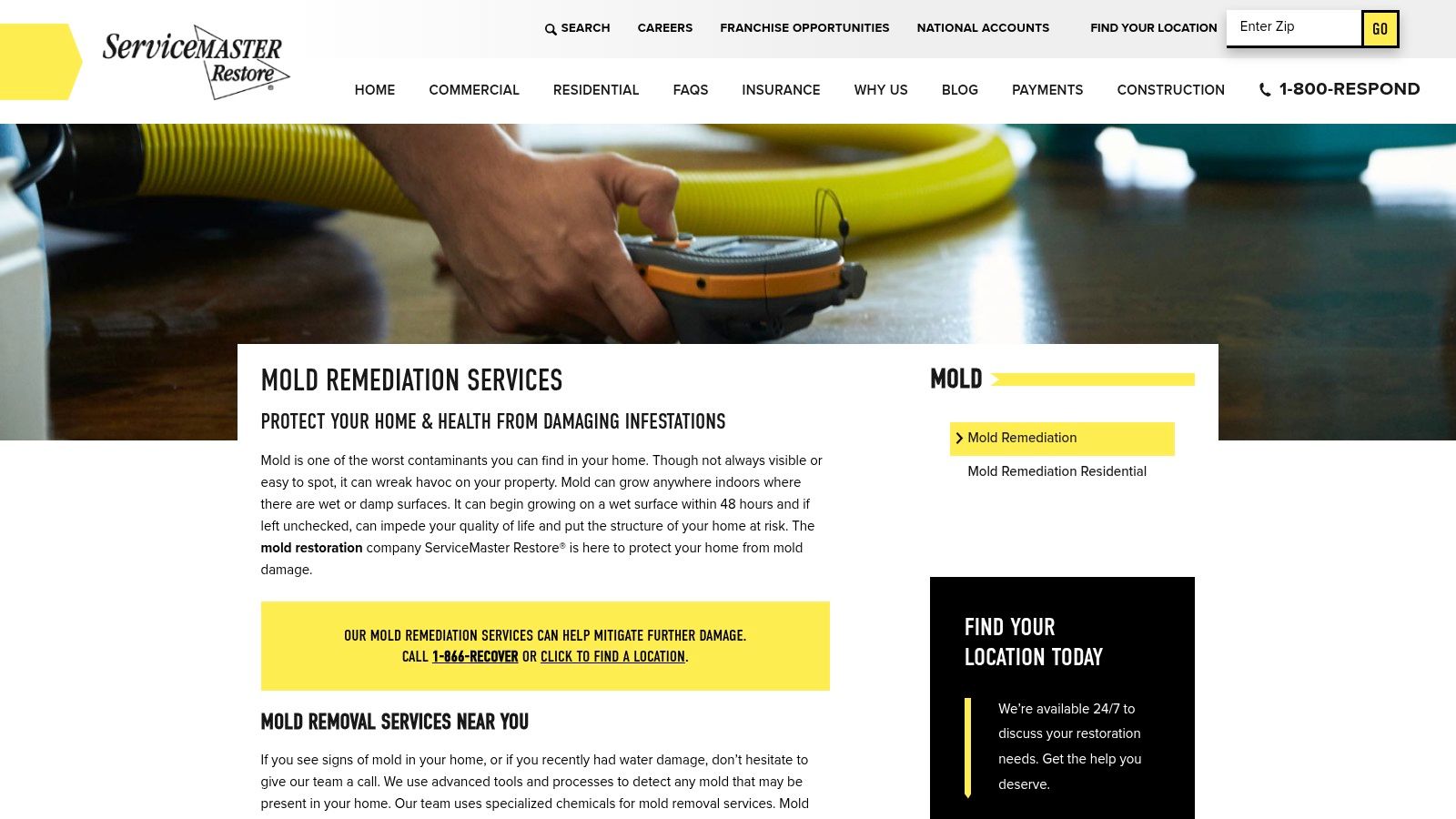 ServiceMaster Restore