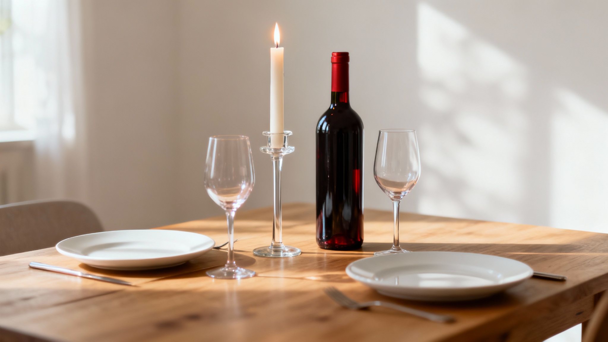 Candlelit Dinner at Home