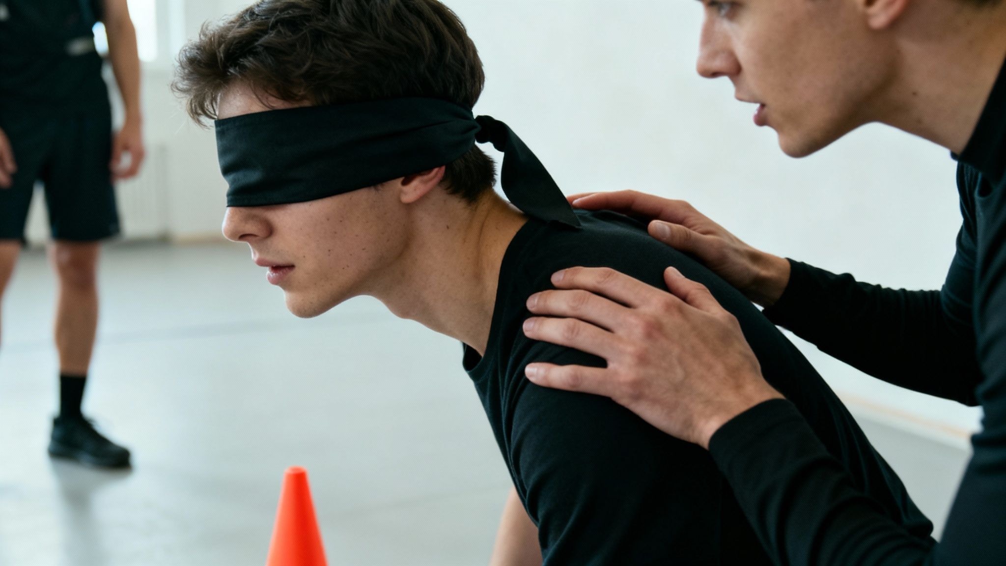 Communication-Only Blindfold Obstacle Course