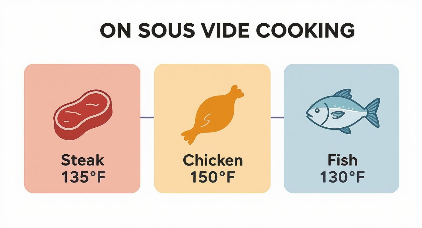 Infographic about what is sous vide cooking