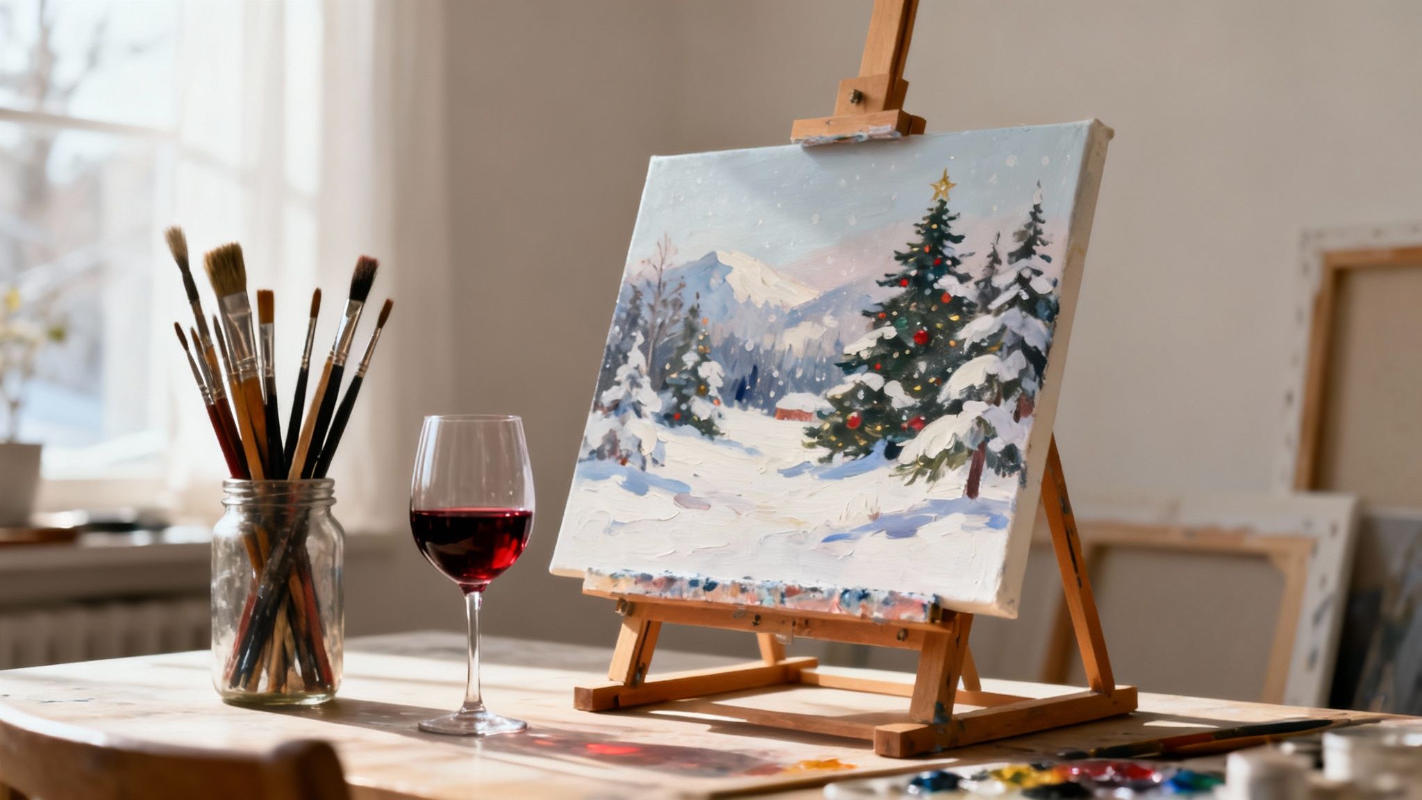 Wine and Paint Night