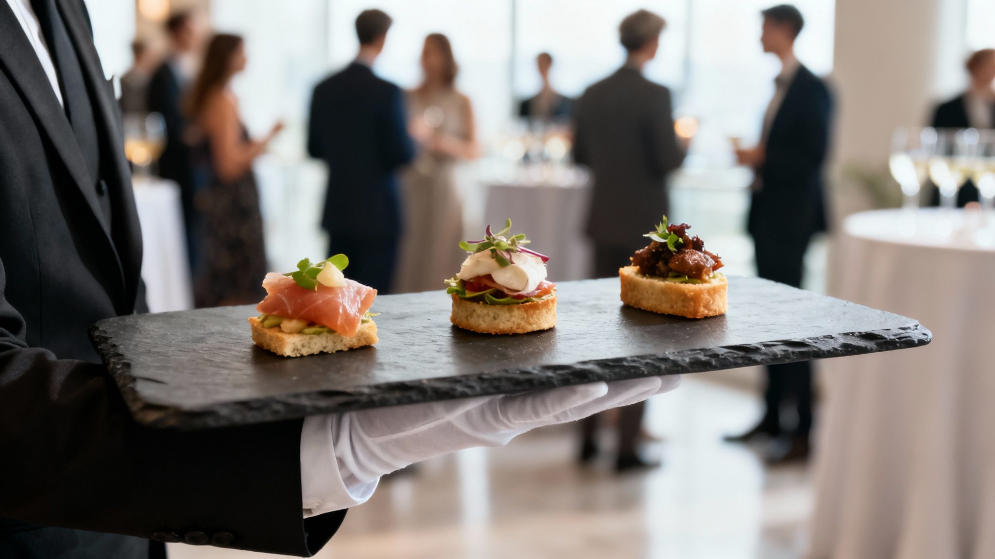 Passed Hors d'oeuvres & Cocktail Reception