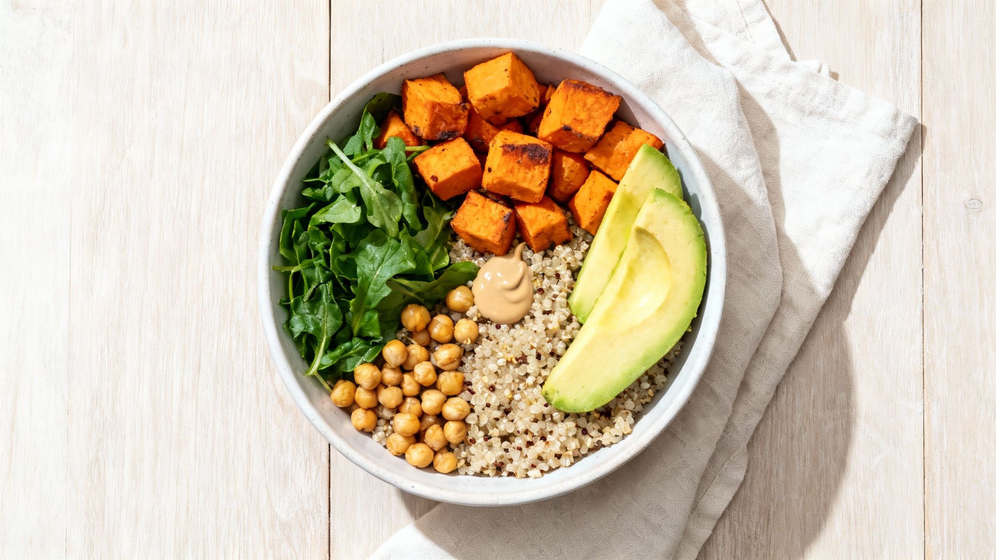 Grain Bowl with Protein and Vegetables