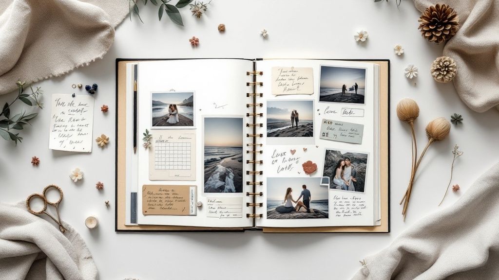Memory Scrapbook or Photo Album