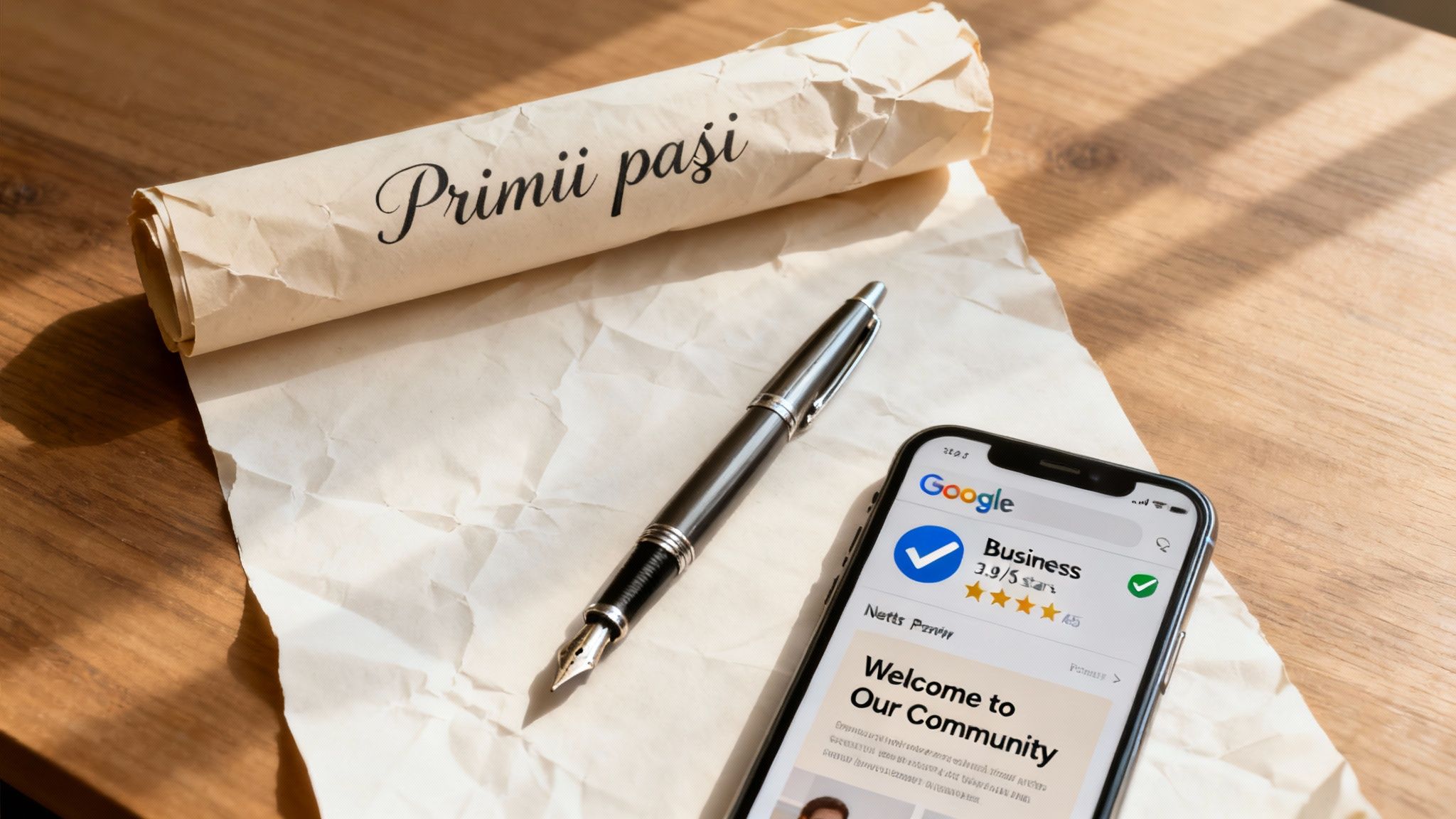 O persoană la birou schițând un plan de strategie de marketing digital.