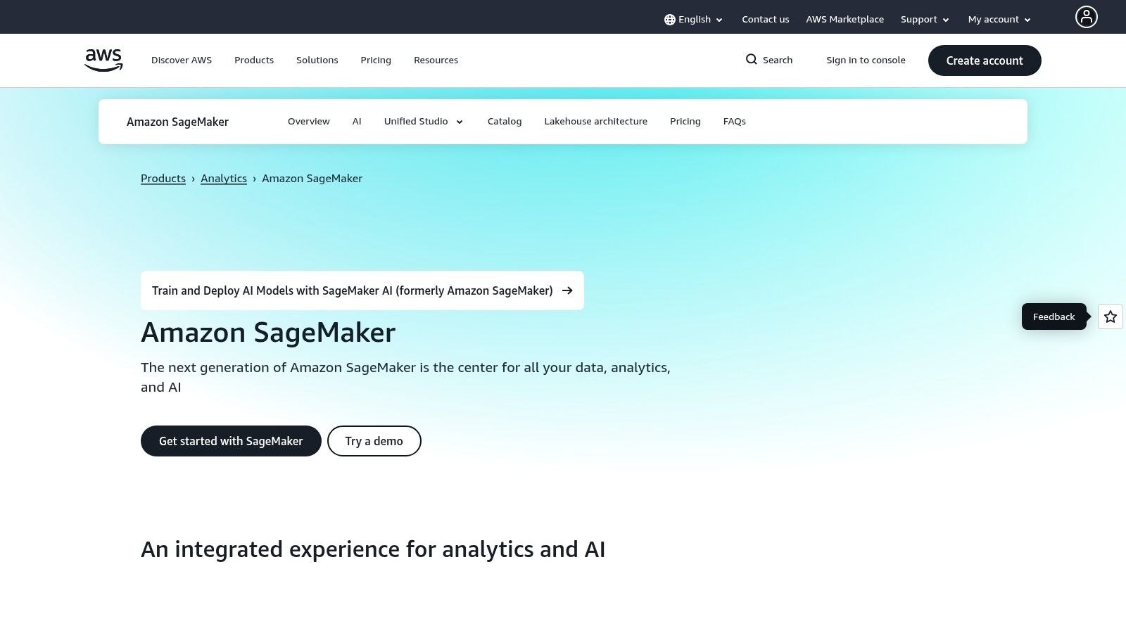 AWS SageMaker