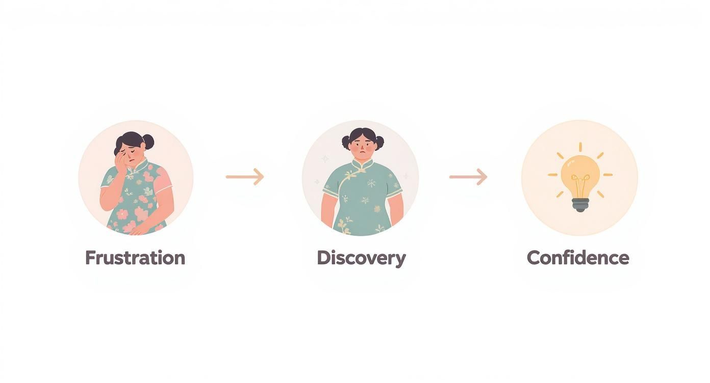 Infographic about plus size cheongsam