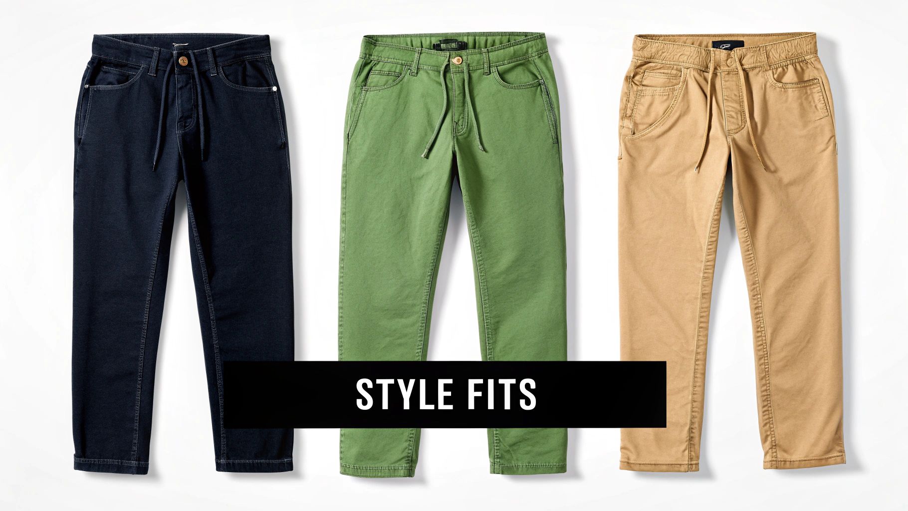 Different Korean pant styles