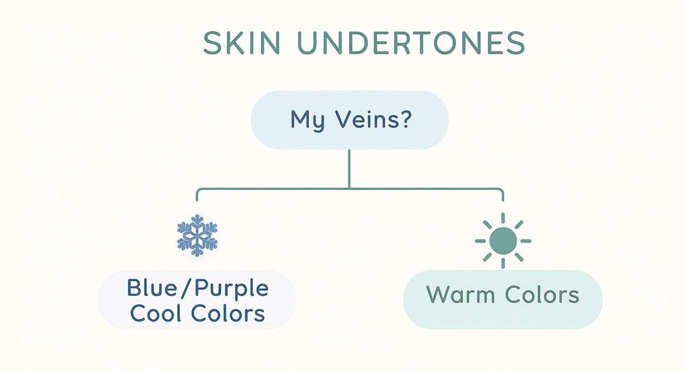 Infographic about what colors look good on me